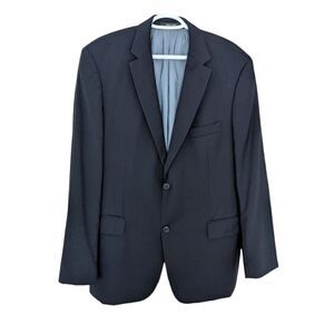 HUGO Boss Wool Suit Blazer Navy 100% Wool 44R US
